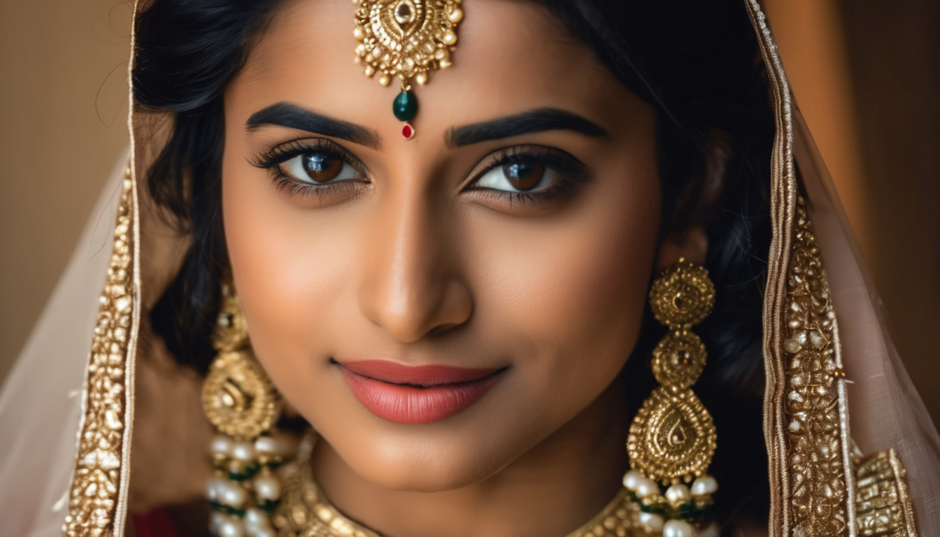 open hairstyle for gown look bangalore