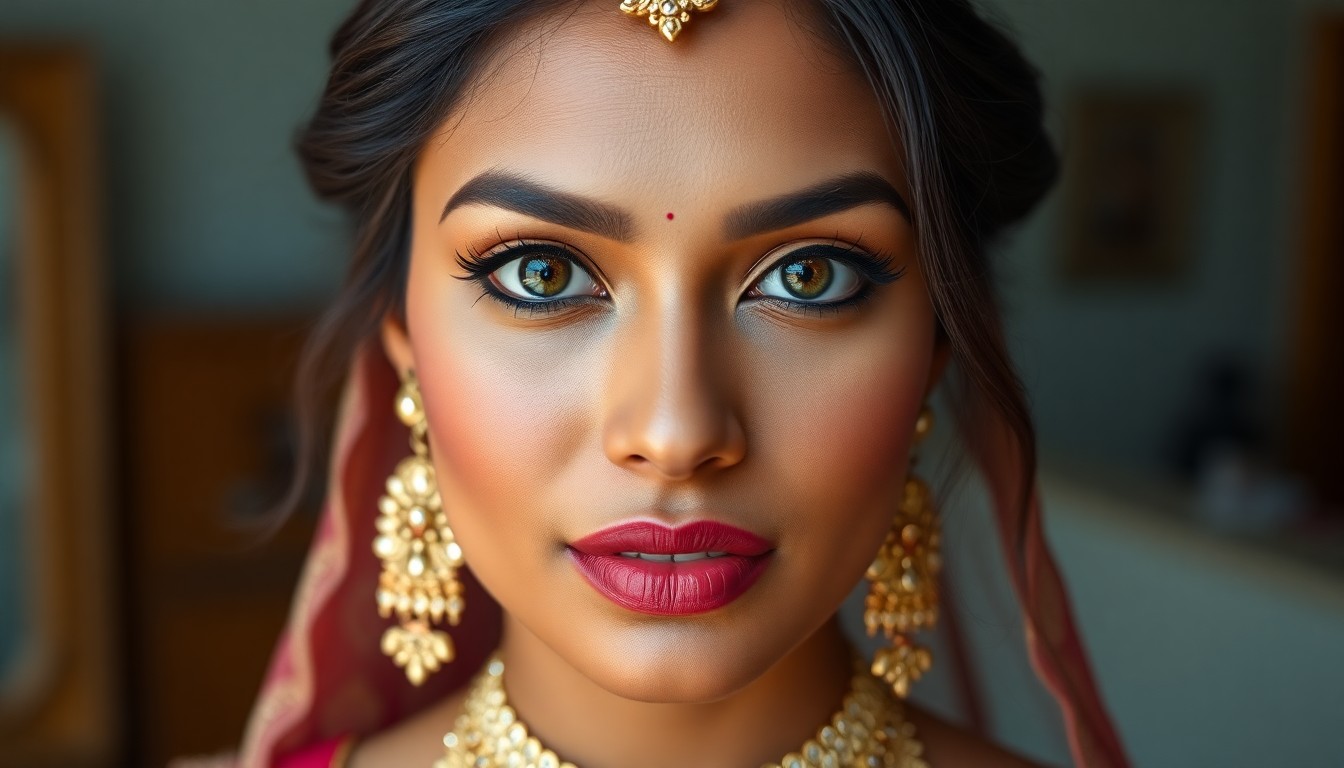 baby shower makeover and saree draping Bangalore