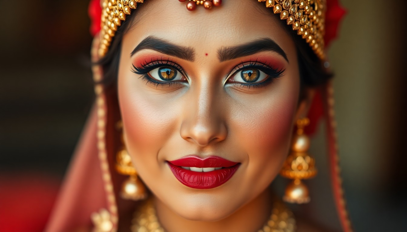 bollywood inspired bridal makeup artist Bangalore