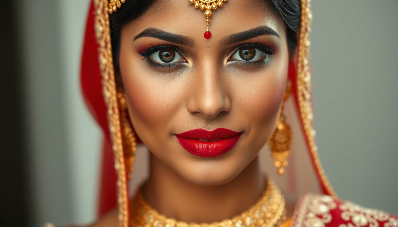 bridal makeup artist for dark skin tones Bangalore