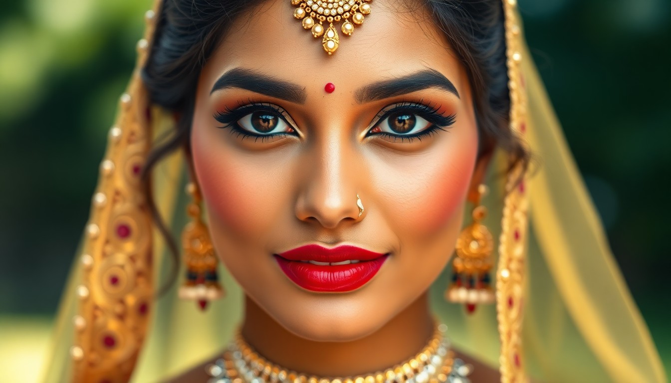 coorgi style bridal makeup and saree draping Bangalore