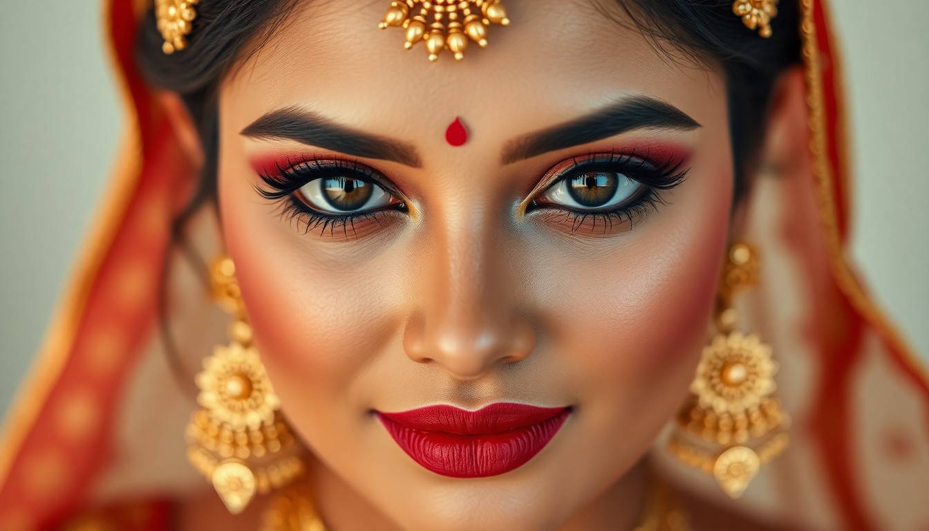 custom pigment mixing for bridal foundation