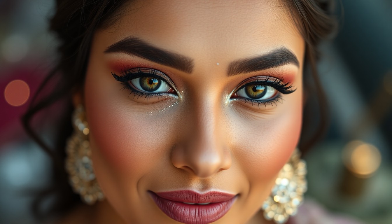 evening gala event makeup artist Bangalore