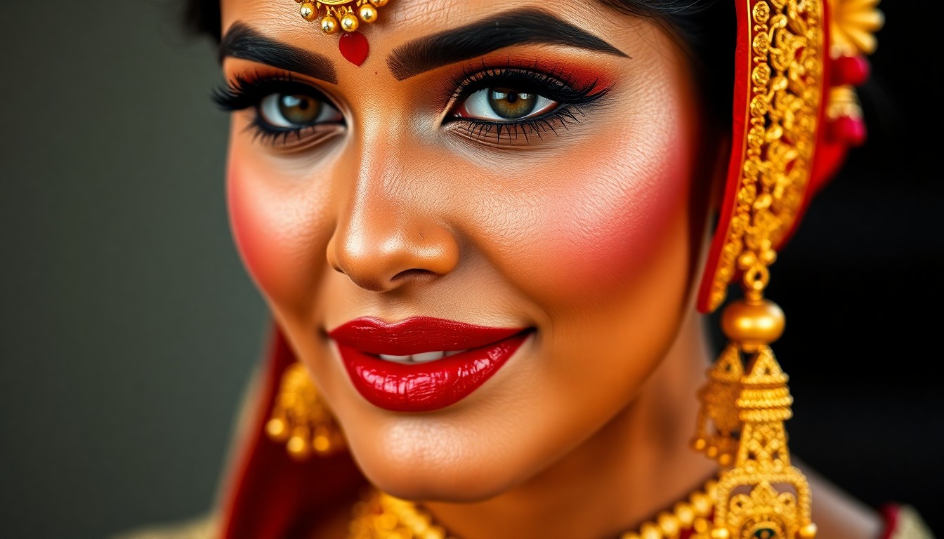 makeup artist for Kannada TV serial style weddings