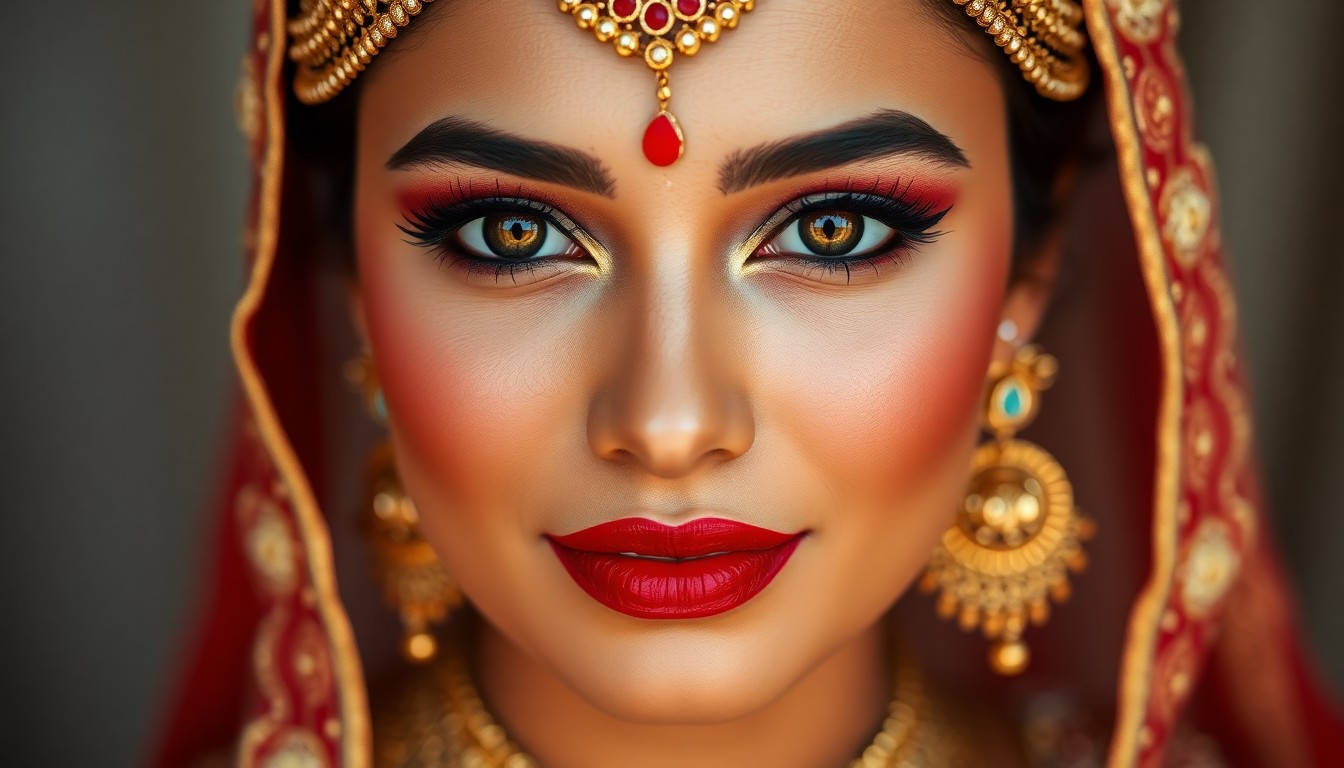 non greasy bridal makeup for humid weather