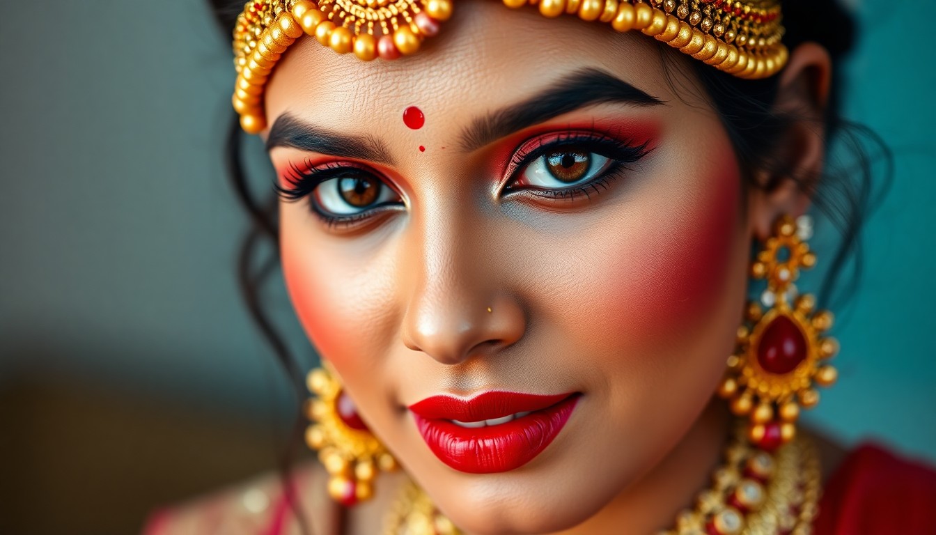 soft glam bridal makeup Bangalore