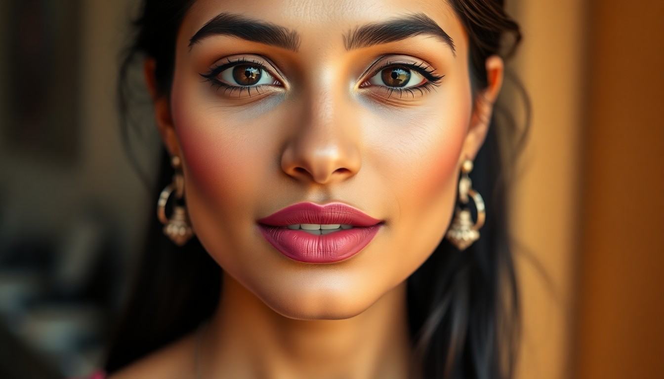 soft matte reception makeup for oily skin