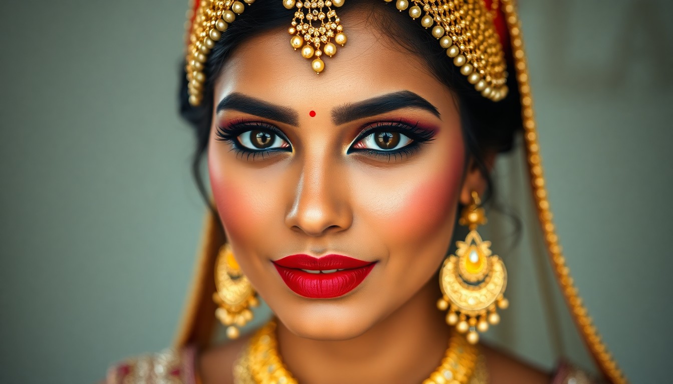 telugu bridal makeup and veni decoration Bangalore