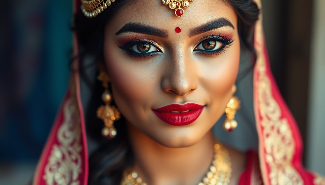 traditional kasu mala bridal look Bangalore