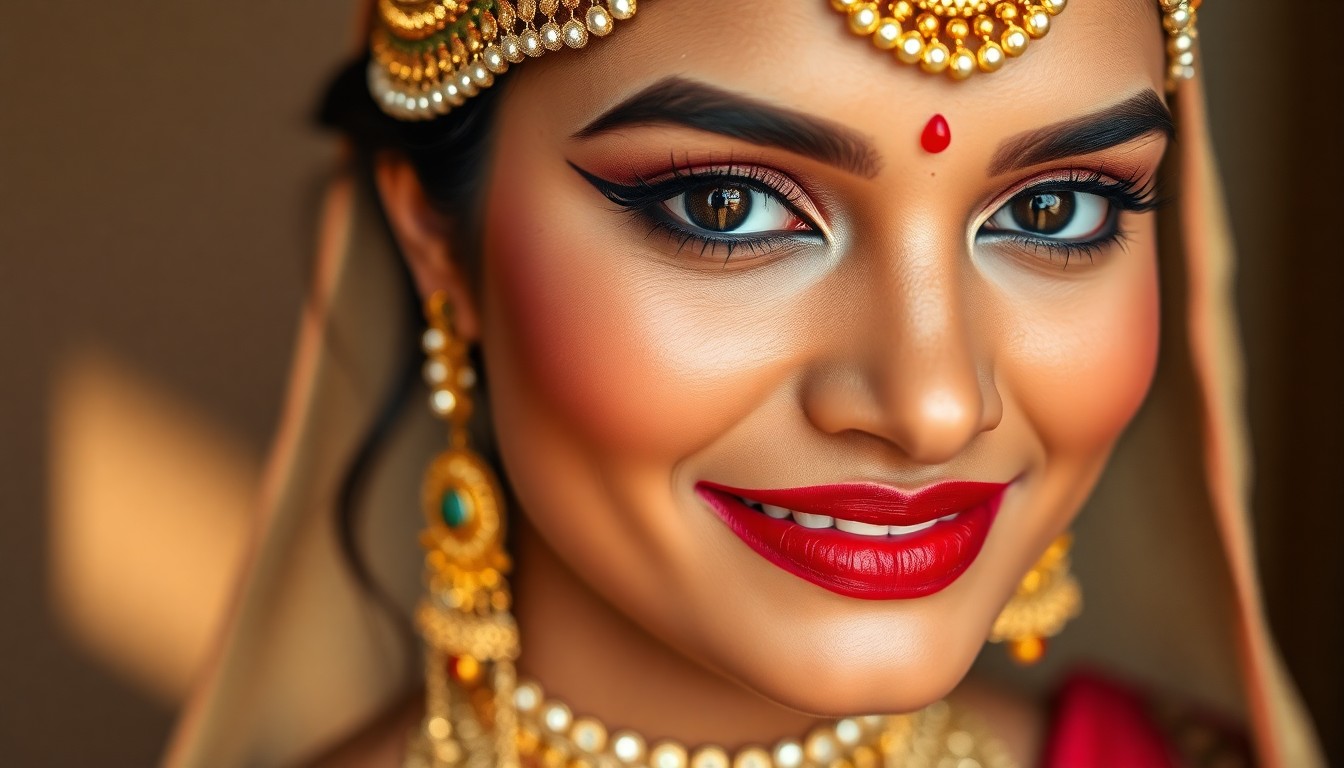 engagement makeup artist Hyderabad for bride