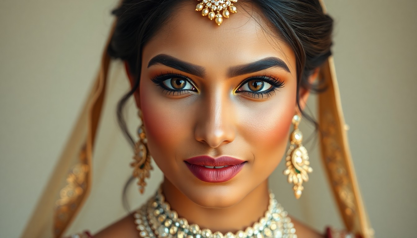 engagement makeup for day function Hyderabad