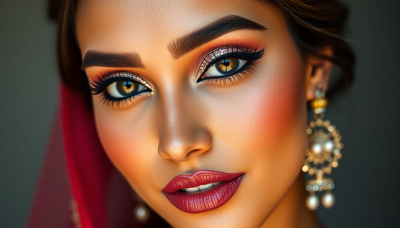 engagement makeup for evening function Hyderabad