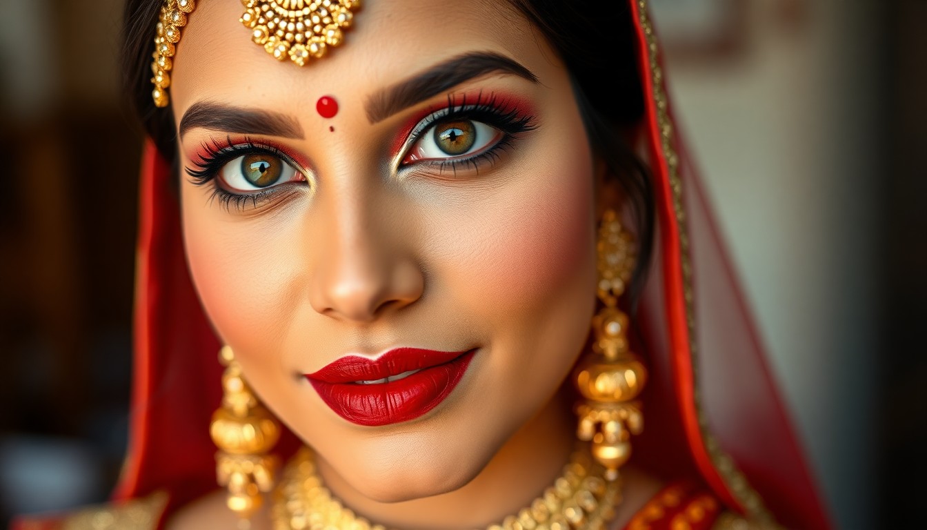 luxury bridal makeup services Hyderabad