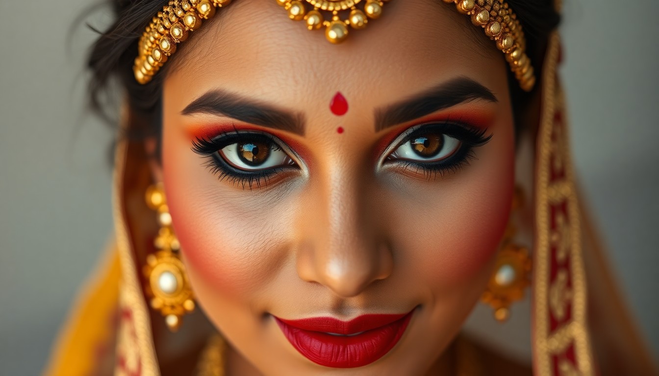 bridal makeup for muhurtham Hyderabad