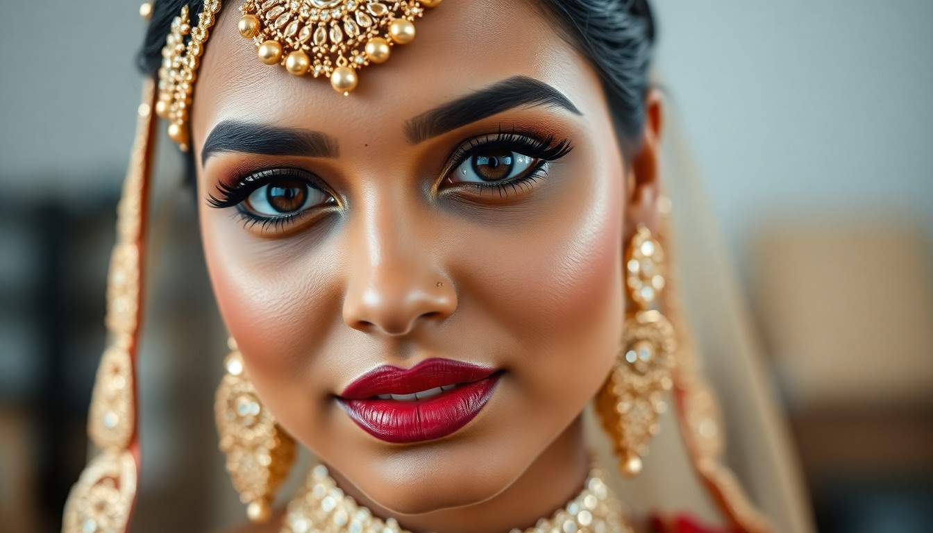 celebrity style engagement makeup Hyderabad