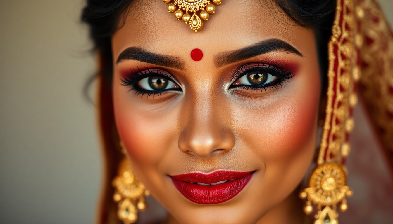 destination wedding bridal makeup Hyderabad