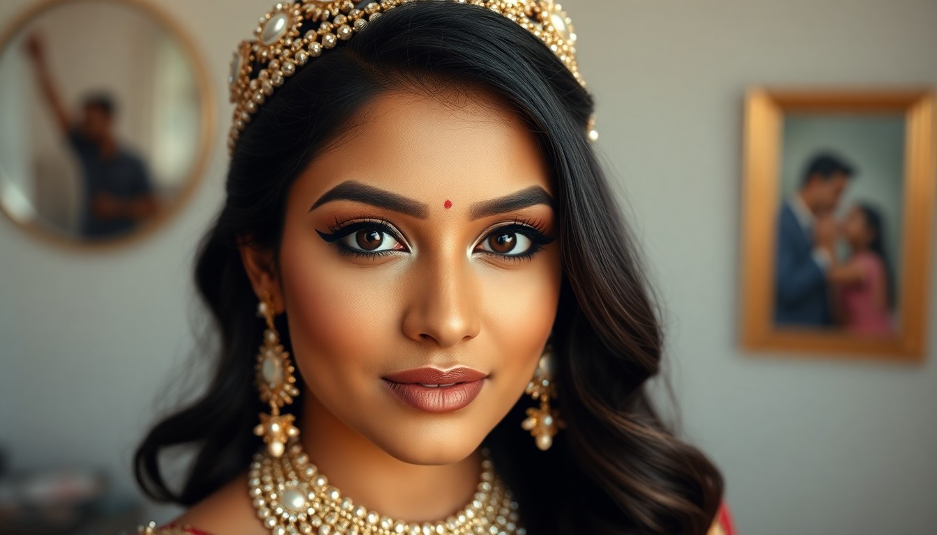 engagement makeup artist Hyderabad south indian