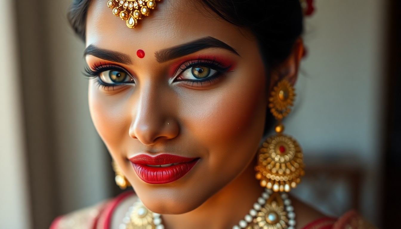 glam bridal makeup Hyderabad