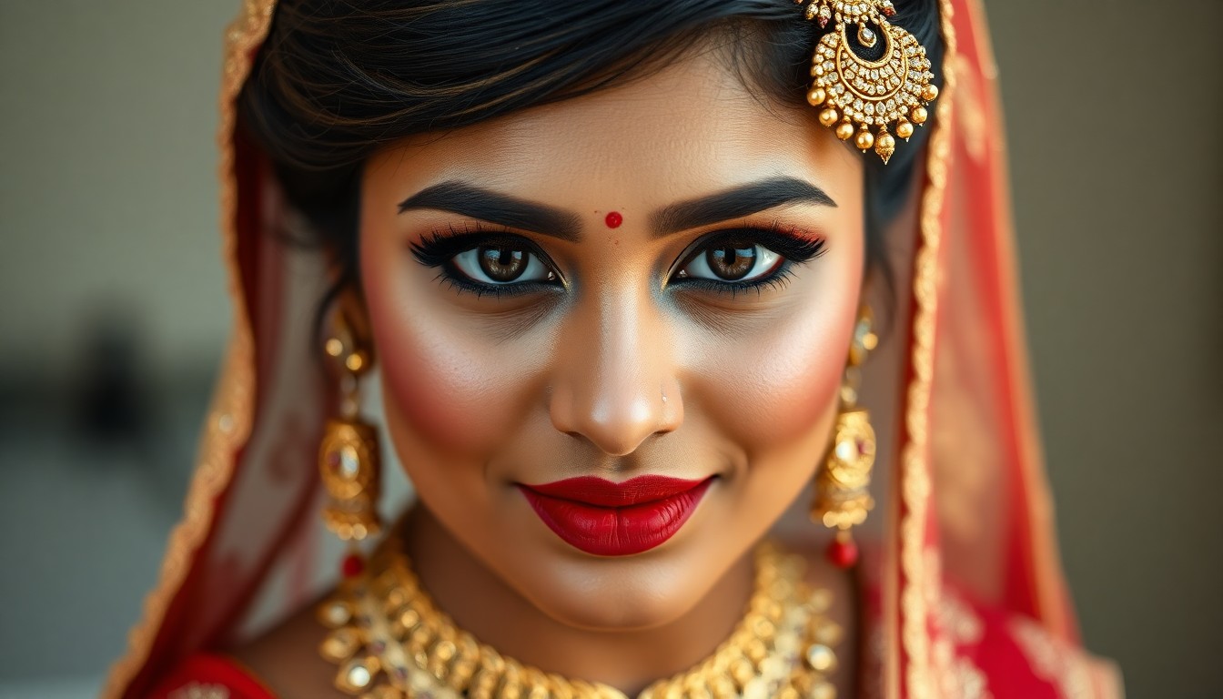 minimal bridal makeup Hyderabad