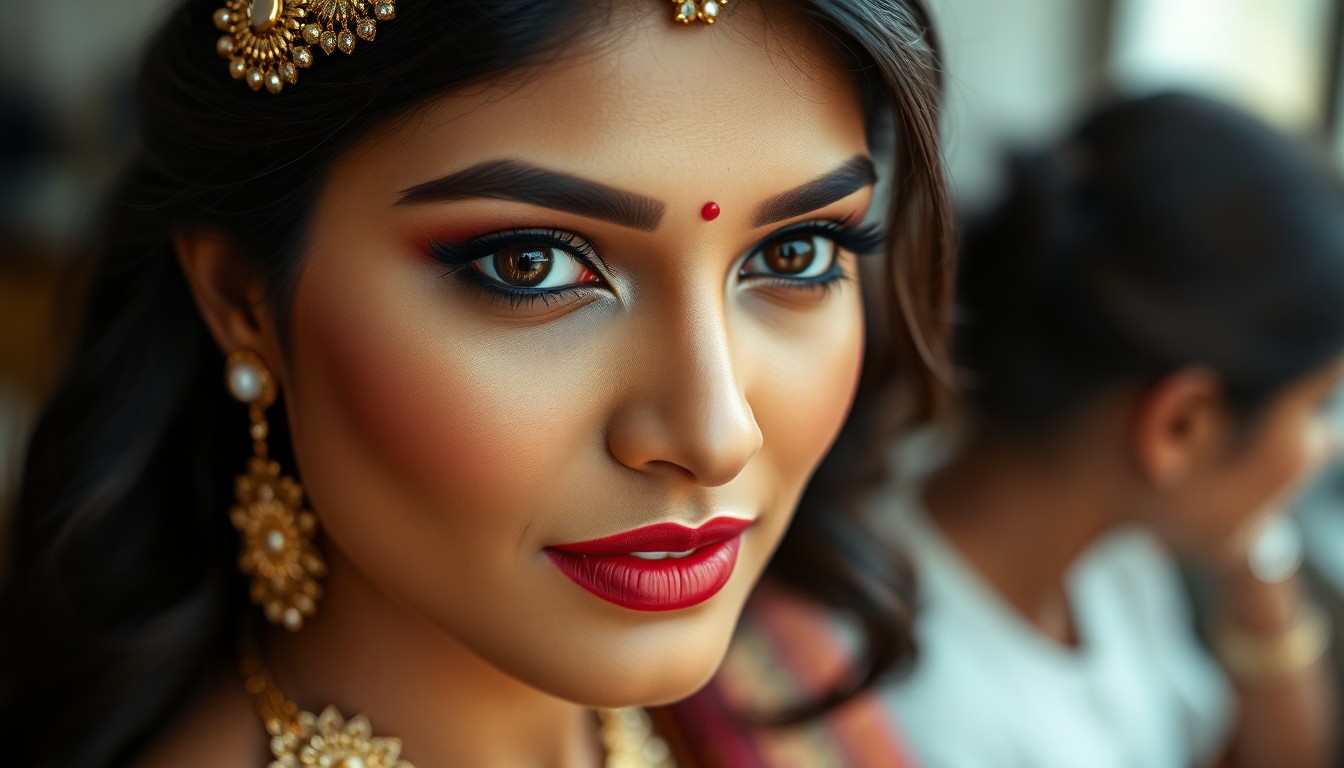 royal engagement makeup Hyderabad