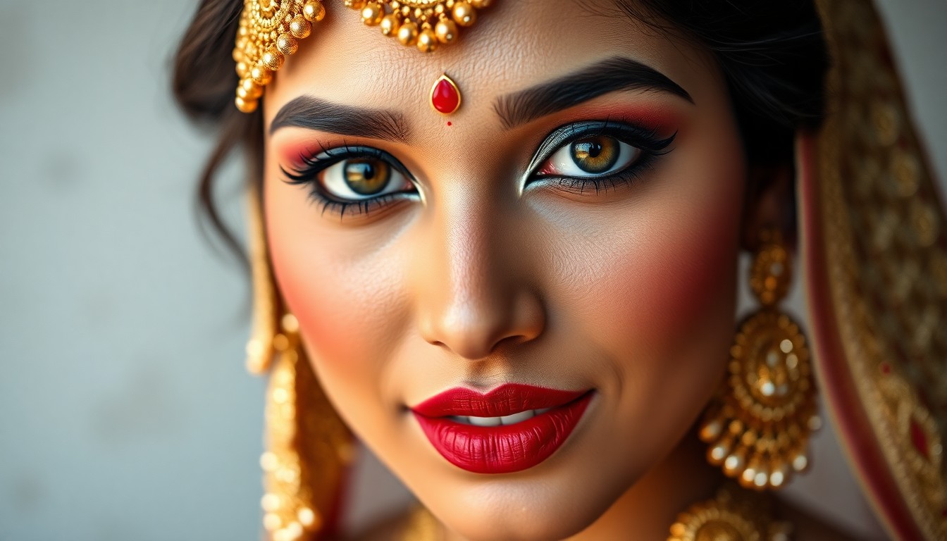 soft glam bridal makeup Hyderabad