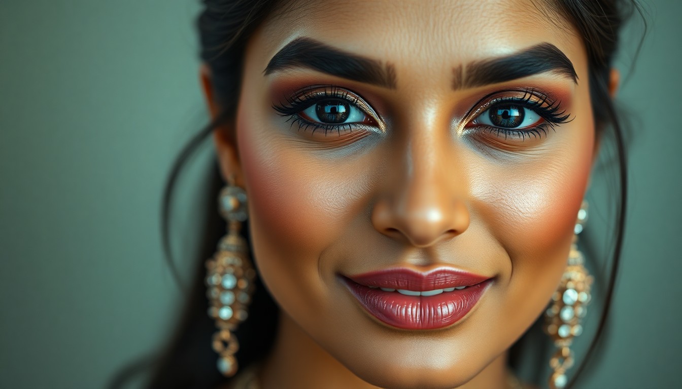 soft glam engagement makeup Hyderabad