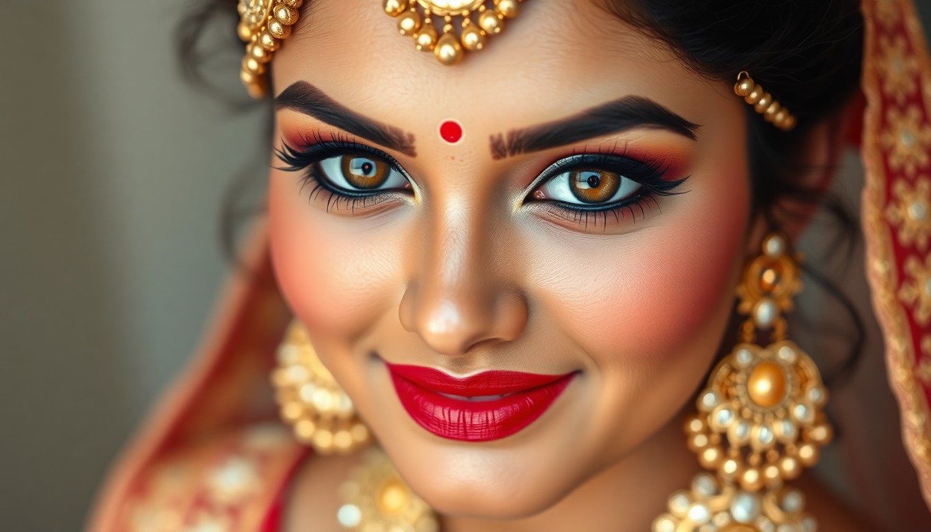 South Indian bridal makeup Bangalore