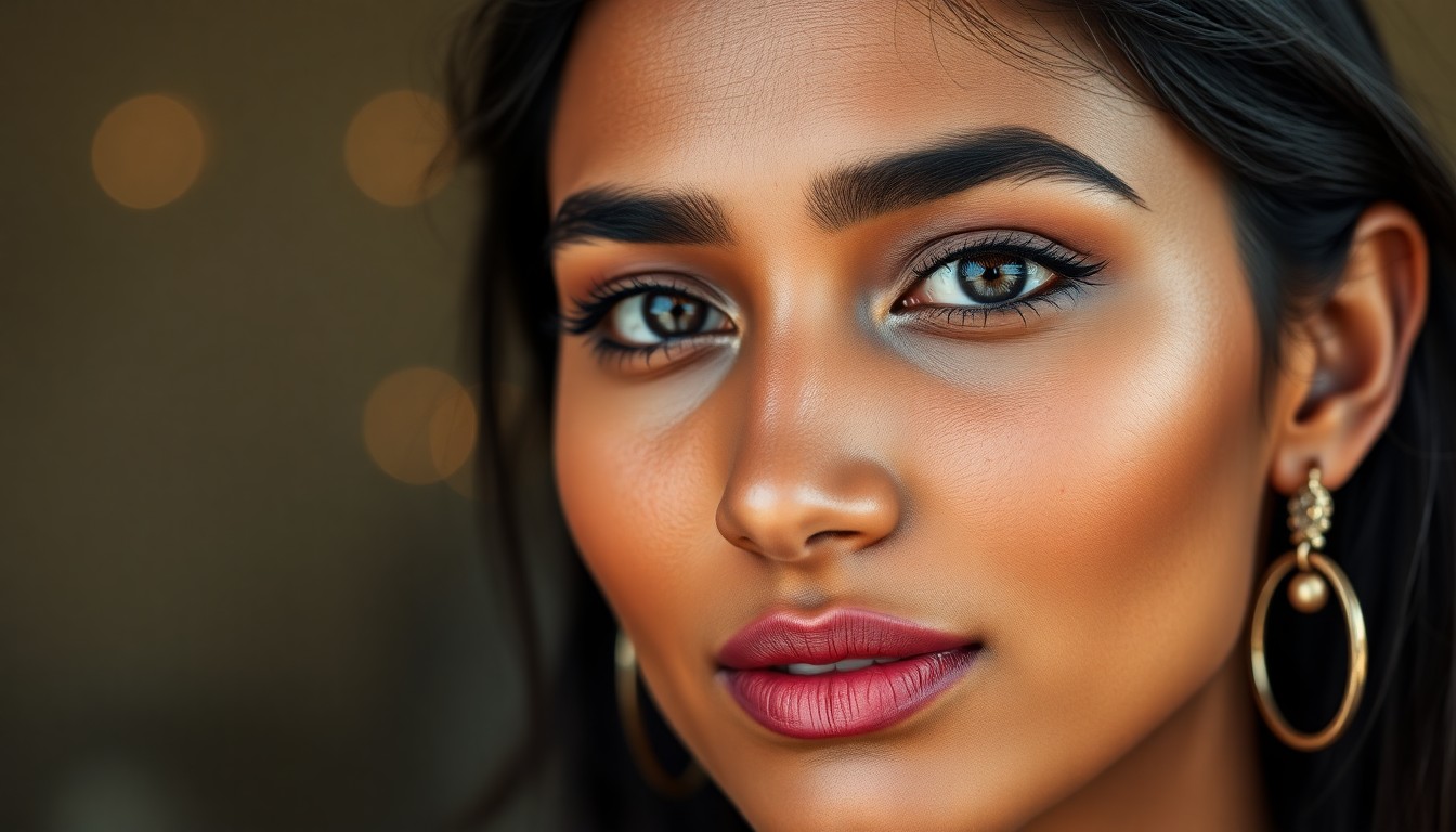 HD makeup for dusky skin Bangalore