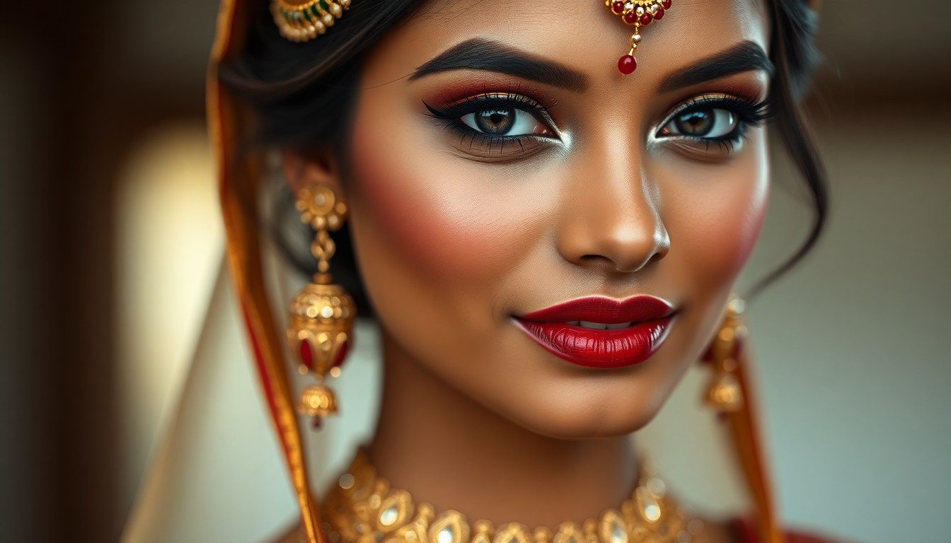 high definition bridal makeup Bangalore