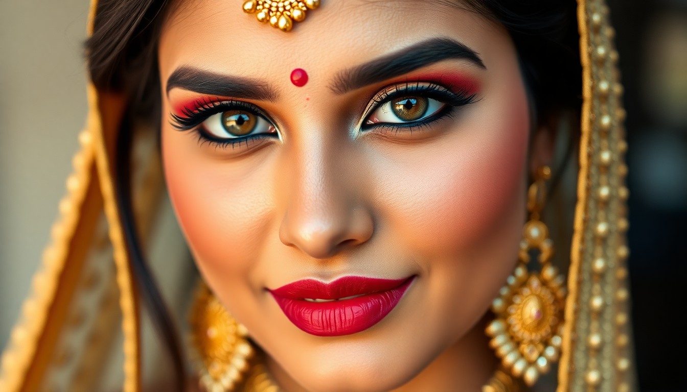 Maharashtrian bridal makeup Bangalore