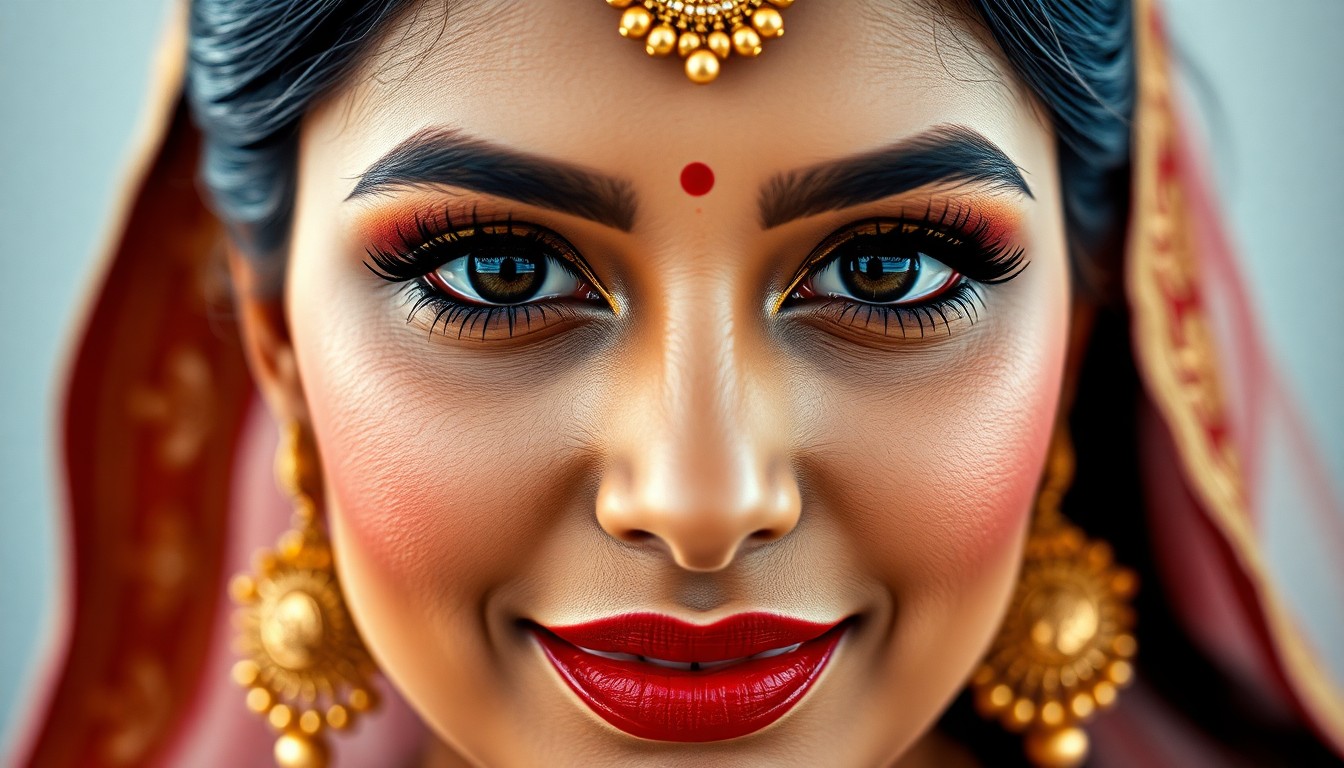 minimal bridal makeup Bangalore