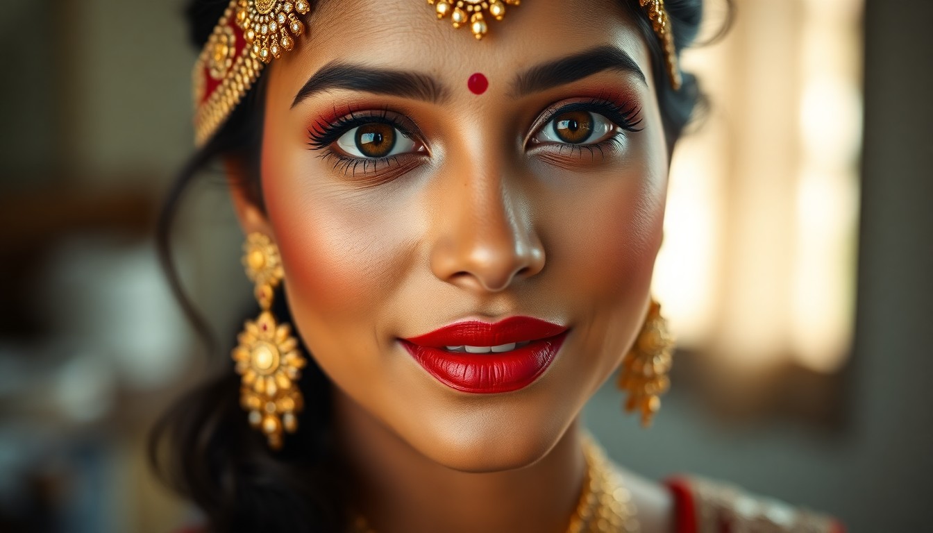 traditional bridal makeup Bangalore